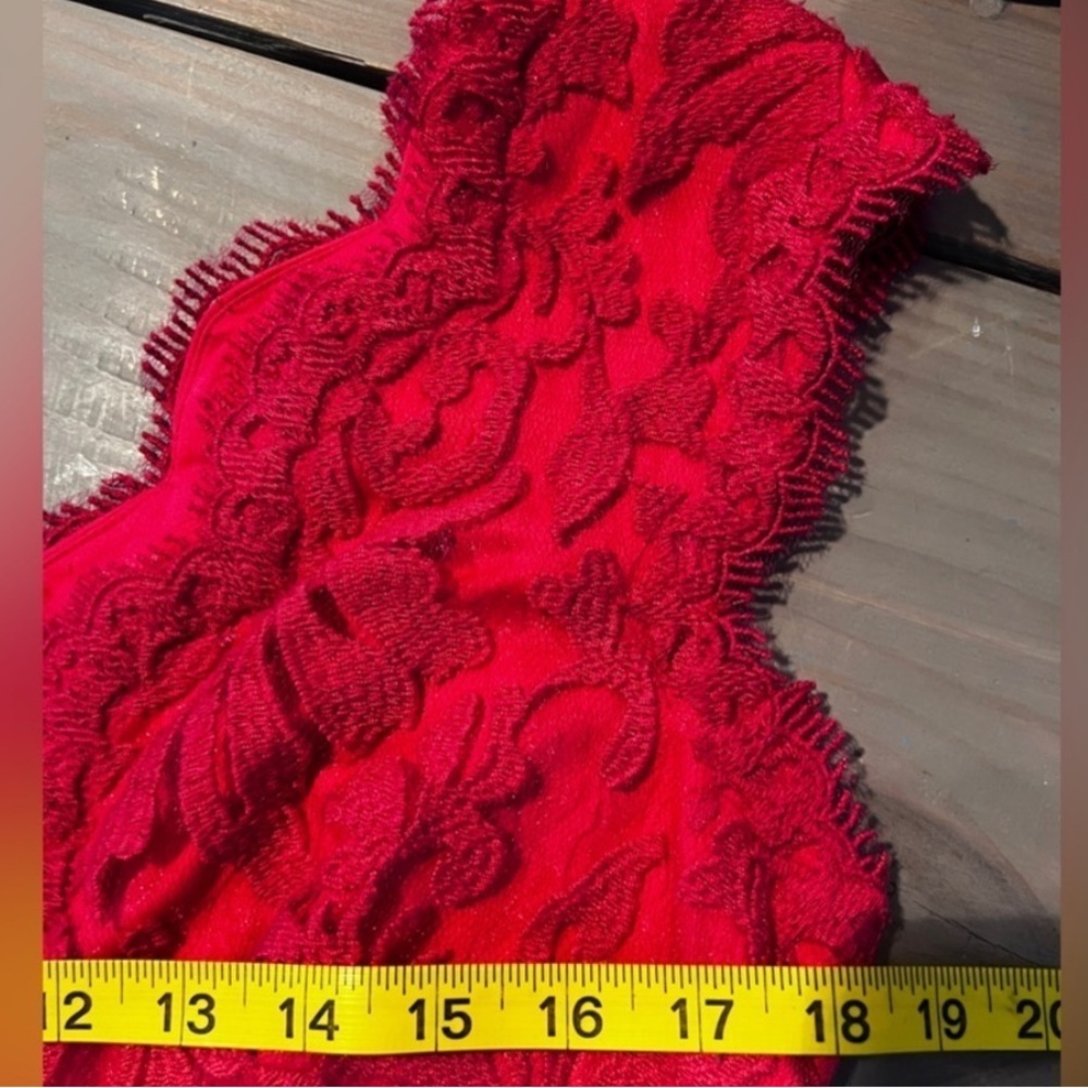 Tadashi Shoji Carla Embroidered Lace Sheath Dress Size 10 - Picture 11 of 13
